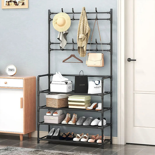 رف الأحذية و الملابس المتعدد الاستعمال