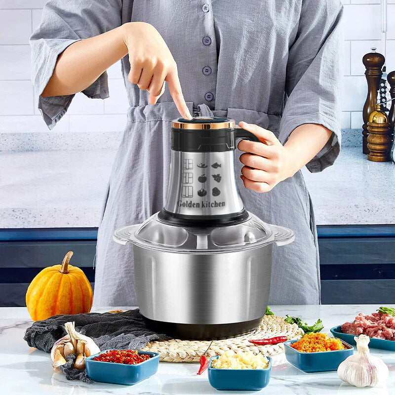 قطاعة اللحم و الخضار الكهربائية Golden Kitchen